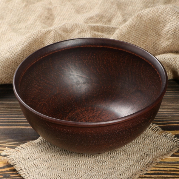 Салатник Красная глина Дымленый 2 л 1389095