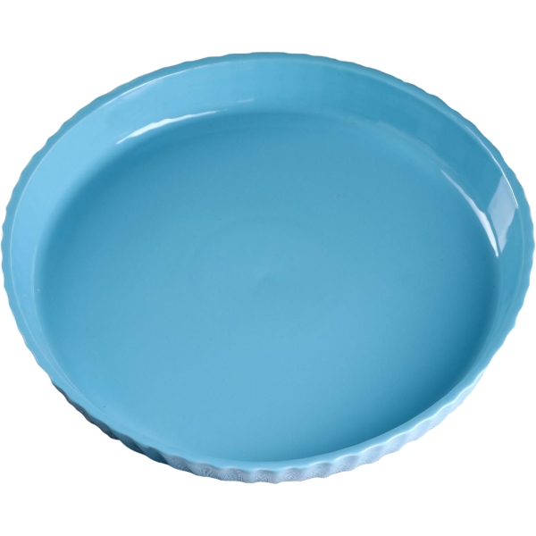 Форма для выпекания (керамика) . Круг голубая, 26 см, керамика 5428787