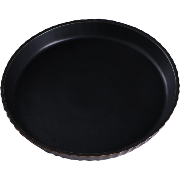 Форма для выпекания (керамика) . Круг черная матовая, 26 см, керамика 5428789