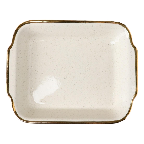 Форма для выпекания (керамика) . Прямоугольная капучино голд, 720 мл 7069270