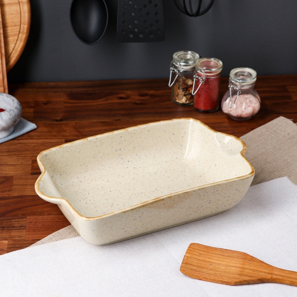 Форма для выпекания (керамика) . Прямоугольная карамель, 2 л 7452282
