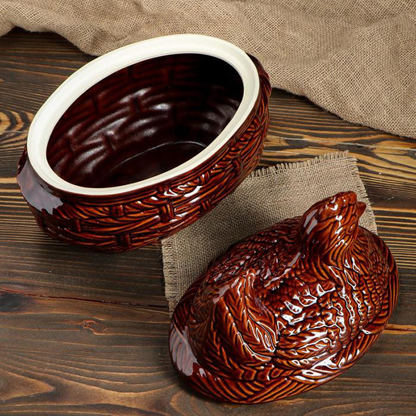 Горшок для запекания . Курица, 3л (1229386)