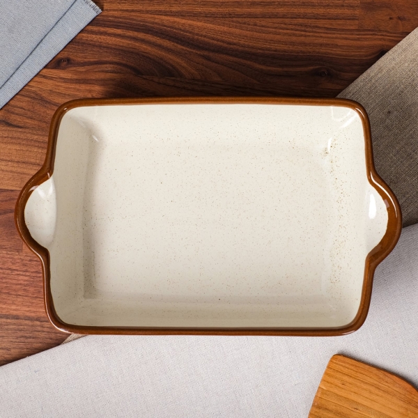 Форма для выпекания (керамика) . Прямоугольная мокко, 2 л 7390302