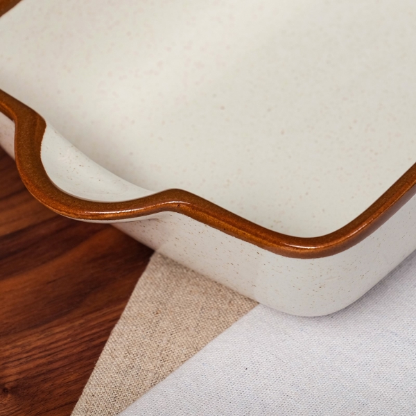 Форма для выпекания (керамика) . Прямоугольная мокко, 2 л 7390302