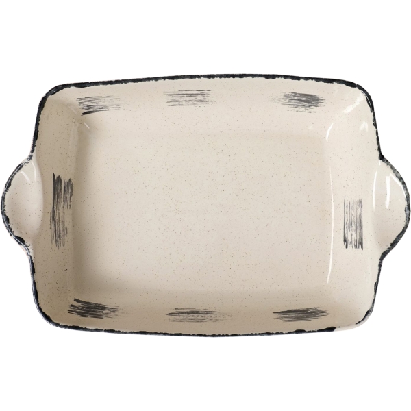 Форма для выпекания (керамика) . Прямоугольная черный лофт touch, 2 л 7390306