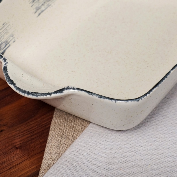 Форма для выпекания (керамика) . Прямоугольная черный лофт touch, 2 л 7390306