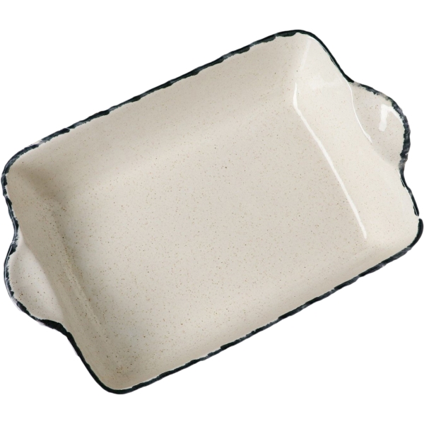 Форма для выпекания (керамика) . Прямоугольная черный лофт, 2 л 7339009