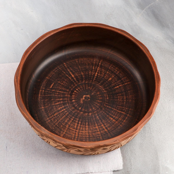 Форма для выпекания (керамика) Красная глина Глинка ангоб, 2.4 л 7372530