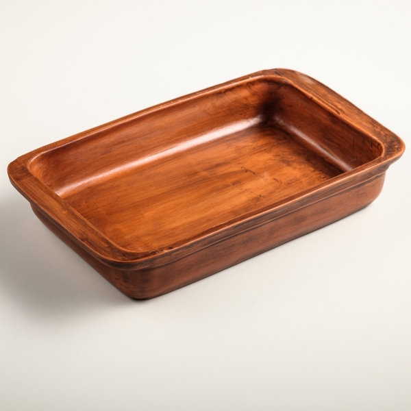 Форма для выпекания (керамика) Красная глина Противень 1.5 л 3536441