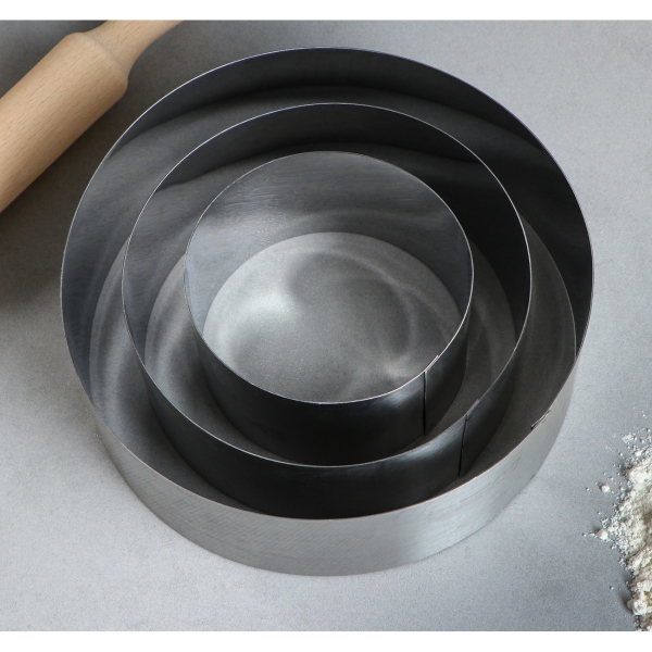 Форма для выпекания (металл) TAS-PROM Круг D-20, H-6,6 см, 3 шт 3851953