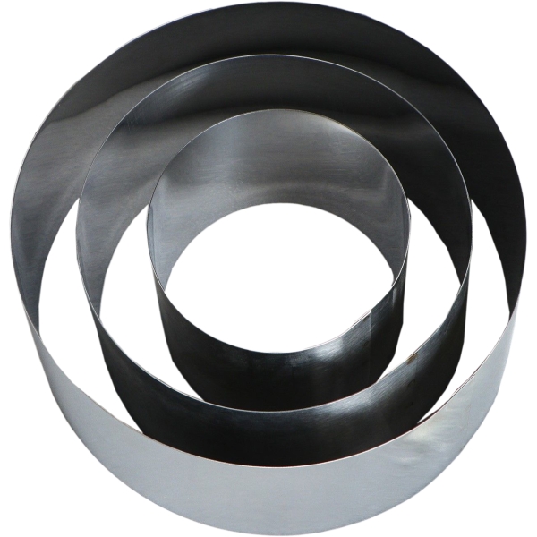 Форма для выпекания (металл) TAS-PROM Круг D-20, H-8,5 см, 3 шт 3851954