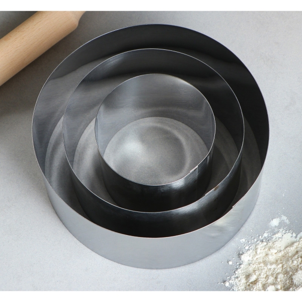 Форма для выпекания (металл) TAS-PROM Круг D-20, H-8,5 см, 3 шт 3851954