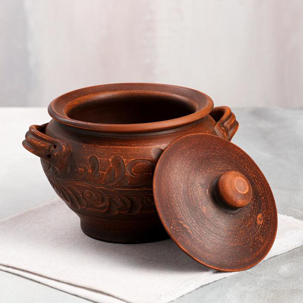 Горшок для запекания Красная глина 1,4л (4896119)