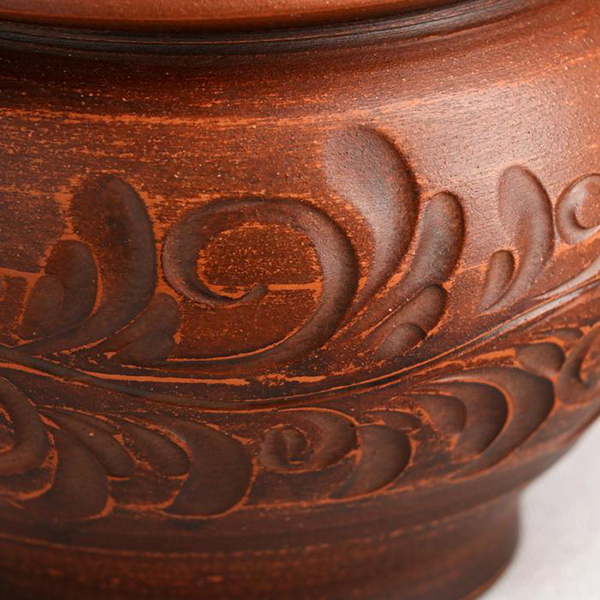 Горшок для запекания Красная глина 1,4л (4896119)