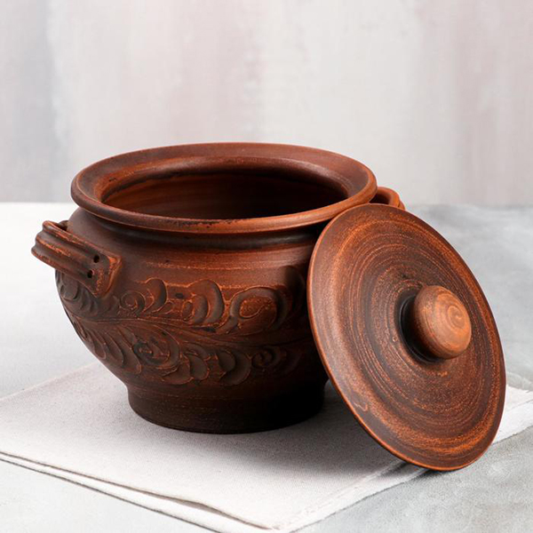 Горшок для запекания Красная глина 2л (4896118)