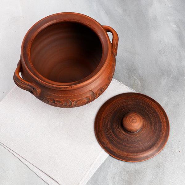 Горшок для запекания Красная глина 2л (4896118)