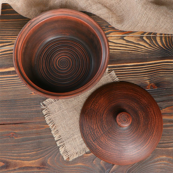 Горшок для запекания Красная глина Бархат, 2,2л (4896125)