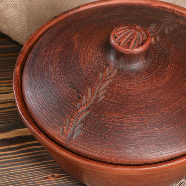 Горшок для запекания Красная глина Бархат, 3,3л (4896123)