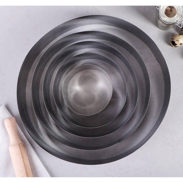 Форма для выпекания (металл) TAS-PROM Круг D-30, H-8,5 см, 5 шт 4204724