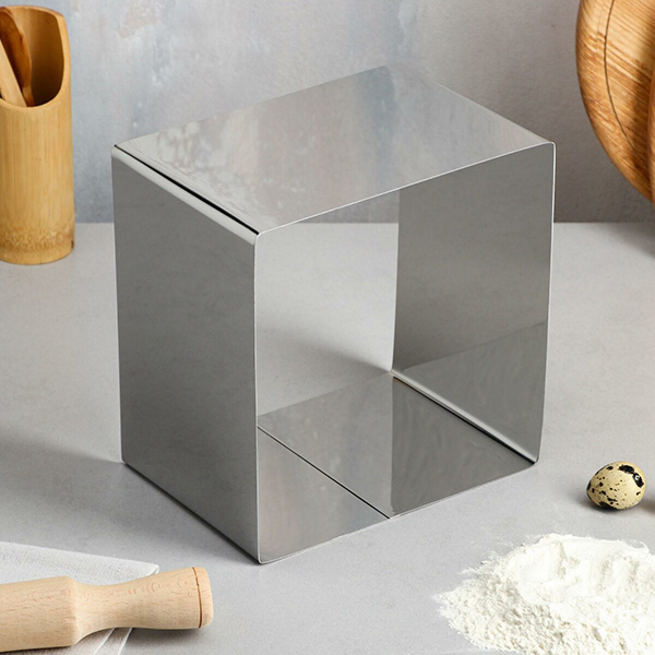 Форма для выпекания (металл) TAS-PROM Квадрат H-14 см, 24 х 24 см 4899133