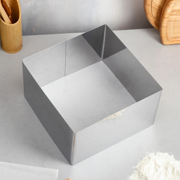 Форма для выпекания (металл) TAS-PROM Квадрат H-14 см, 24 х 24 см 4899133