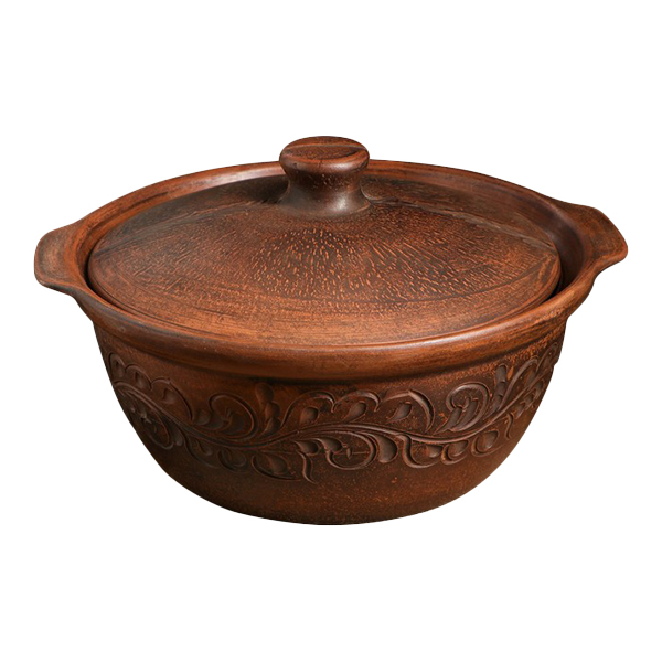 Горшок для запекания Красная глина Бархат, 3,3л (3839845)