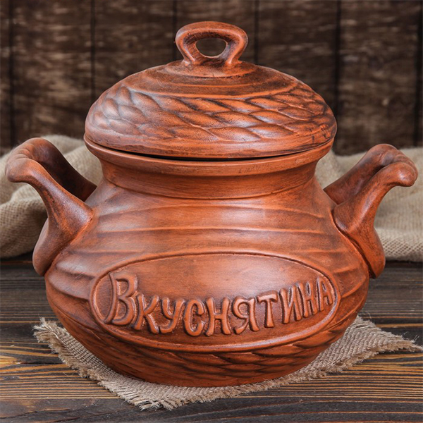 Горшок для запекания Красная глина 3л (3536451)