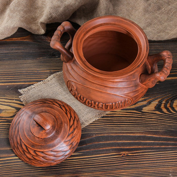 Горшок для запекания Красная глина 3л (3536451)