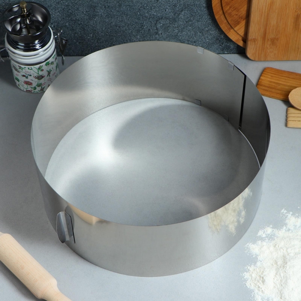 Форма для выпекания (металл) TAS-PROM Круг H-10 см, D-16-30 см 4359799