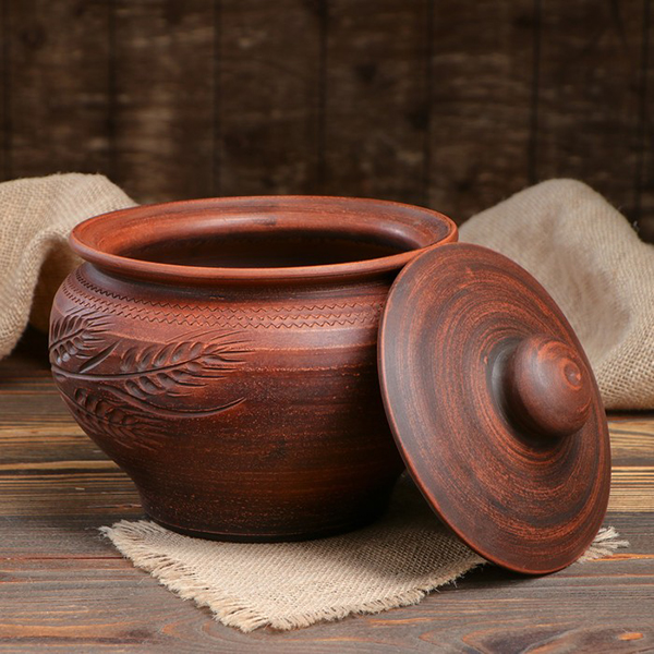 Горшок для запекания Красная глина 3,2л (4896120)