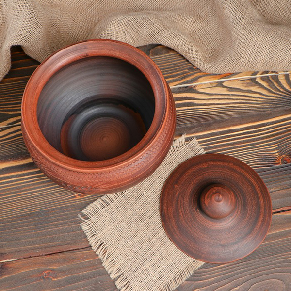 Горшок для запекания Красная глина 3,2л (4896120)