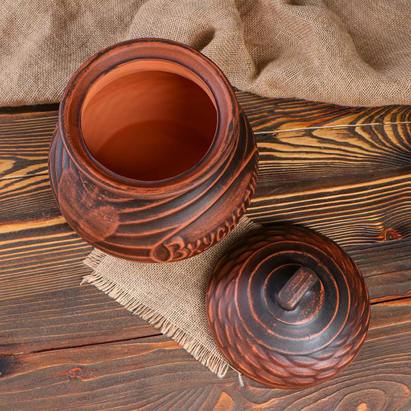 Горшок для запекания Красная глина 3л (3536450)