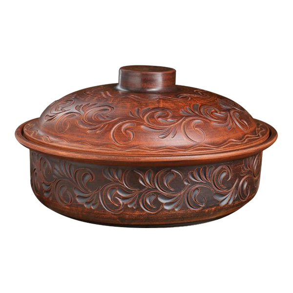 Горшок для запекания Красная глина 3л (4095907)