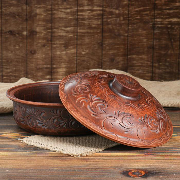 Горшок для запекания Красная глина 3л (4095907)