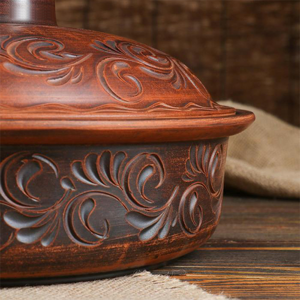 Горшок для запекания Красная глина 3л (4095907)