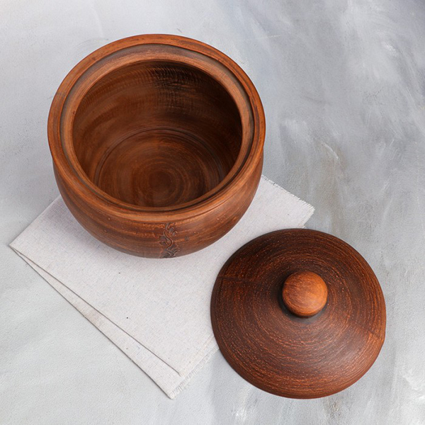 Горшок для запекания Красная глина 3,5л (4896106)