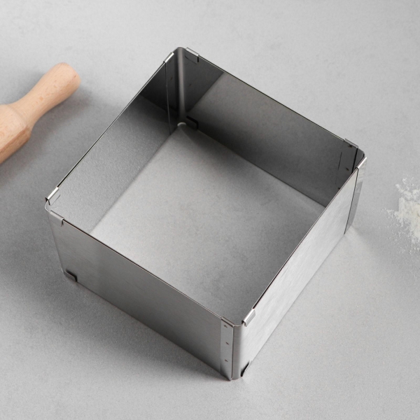 Форма для выпекания (металл) TAS-PROM Квадратная H-10 см, 16х16 - 28х28 см 4693434