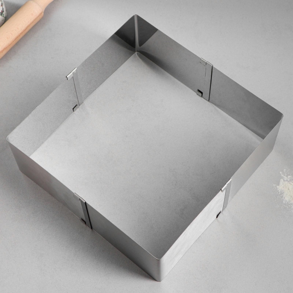 Форма для выпекания (металл) TAS-PROM Квадратная H-10 см, 16х16 - 28х28 см 4693434