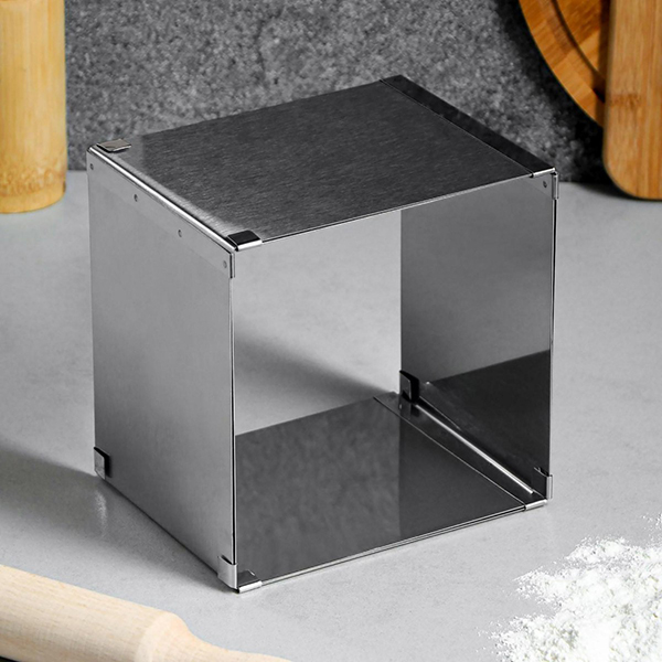 Форма для выпекания (металл) TAS-PROM Квадратная H-14 см, 16х16 - 28х28 см 4693435