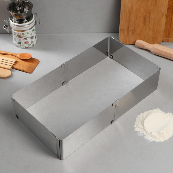 Форма для выпекания (металл) TAS-PROM Квадрат.H-8,5 см,20х20 - 38х38 см,1 сорт 4604530