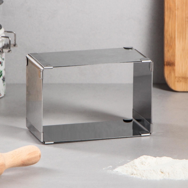 Форма для выпекания (металл) TAS-PROM Прямоугольная H-8,5 см, 10х15 - 18х28 см 4499279