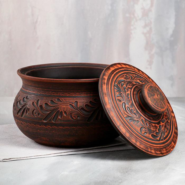 Горшок для запекания Красная глина 3л (2094789)