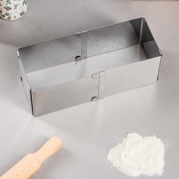 Форма для выпекания (металл) TAS-PROM Прямоугольная H-8,5 см, 15х25 - 27х48 см 4499280