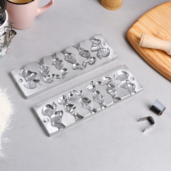 Форма для выпекания (металл) TAS-PROM Зверюшки 6 фигур 4279069