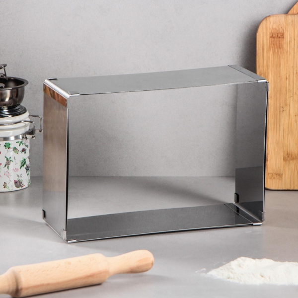 Форма для выпекания (металл) TAS-PROM Прямоугольная H-10 см, 18х32 - 26х50 см 4693430