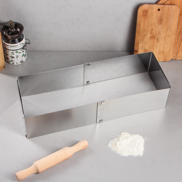 Форма для выпекания (металл) TAS-PROM Прямоугольная H-10 см, 18х32 - 26х50 см 4693430