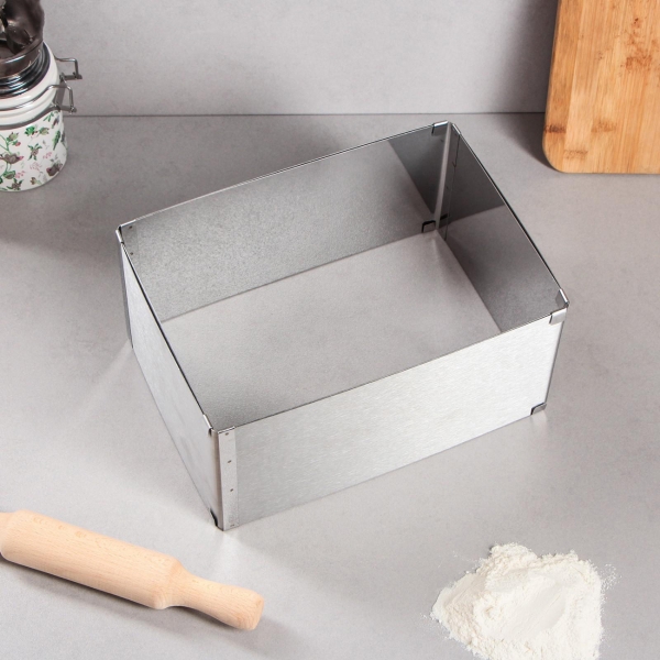 Форма для выпекания (металл) TAS-PROM Прямоугольная H-12 см, 18х32 - 26х50 см 4693431