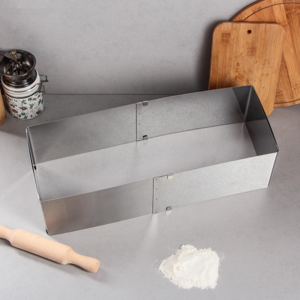 Форма для выпекания (металл) TAS-PROM Прямоугольная H-12 см, 18х32 - 26х50 см 4693431