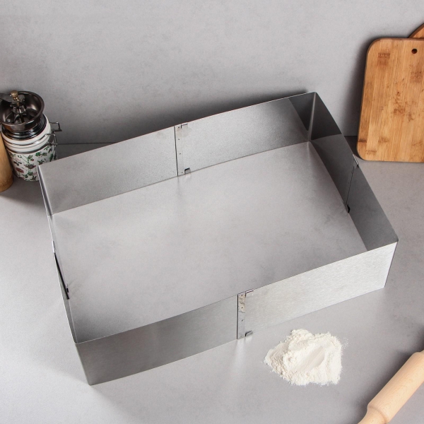 Форма для выпекания (металл) TAS-PROM Прямоугольная H-12 см, 18х32 - 26х50 см 4693431