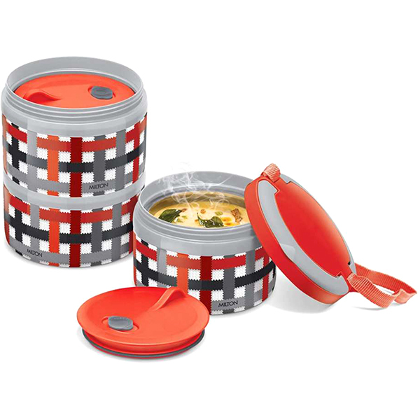 Термо ланч-бокс MILTON Microwow Tiffin Pro 3 720мл Red (MM45133-RD)